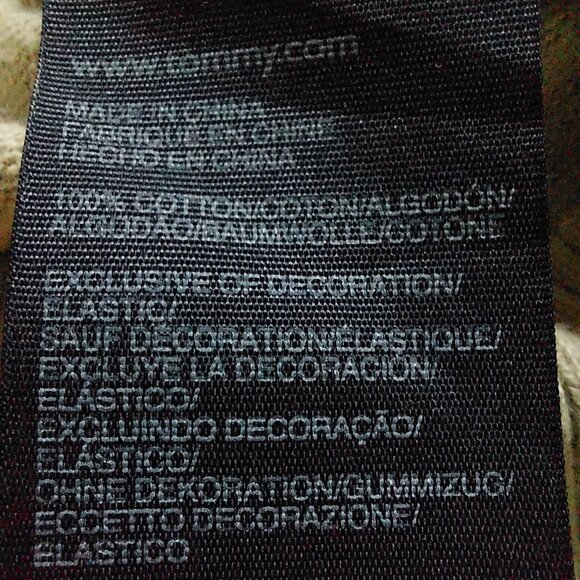 Tommy Hilfiger Sweater Argyle Beige Rhombuses, Men's Size L - Picture 4 of 5